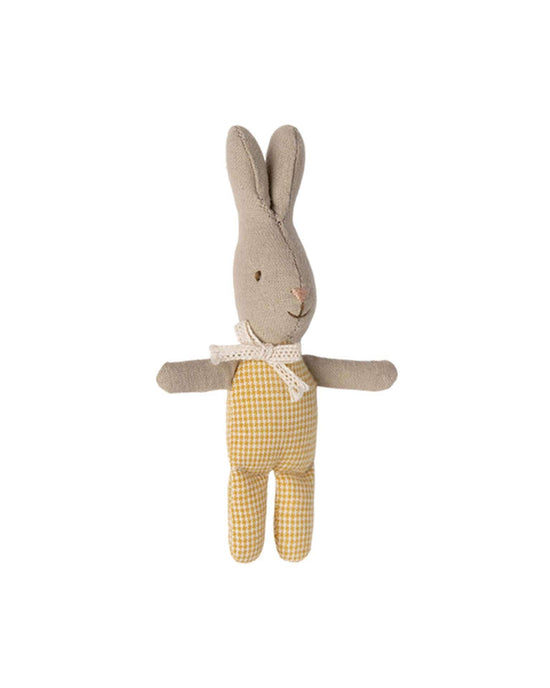 Little maileg play my rabbit in yellow check