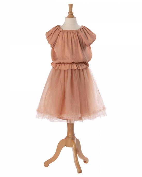 Little maileg kids princess tulle skirt melon 6-8 years