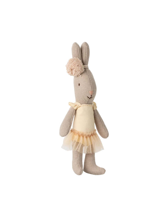 Little maileg play rabbit, micro - ballet suit and skirt cream
