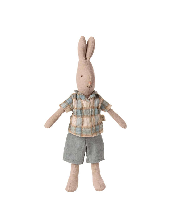 Little maileg play rabbit, size 1 - classic shirt and shorts