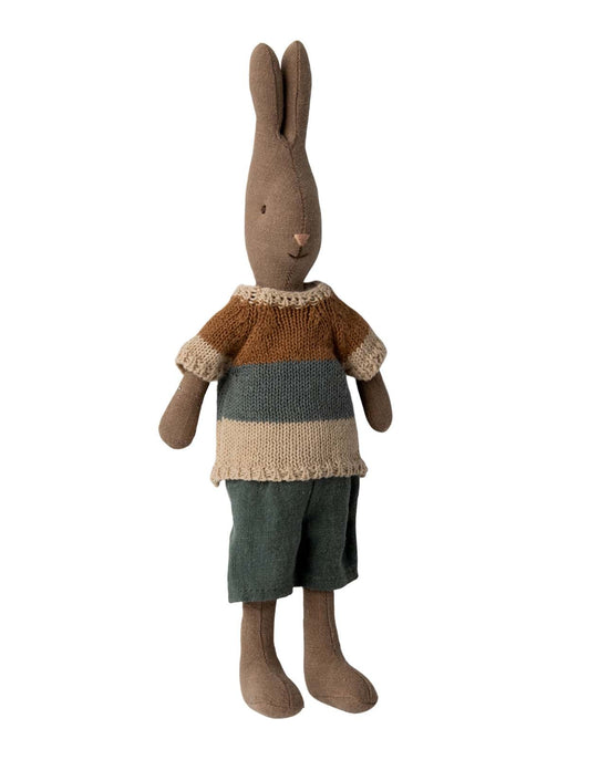 Little maileg play rabbit size 2 in brown shirt + shorts