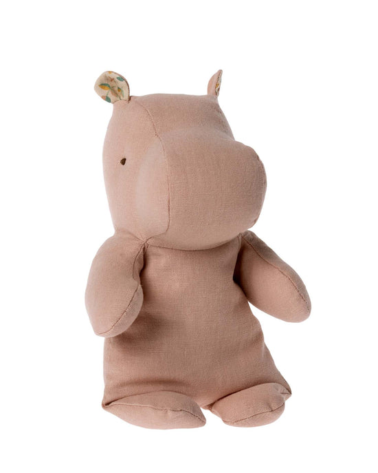 Little maileg play small hippo in soft rose