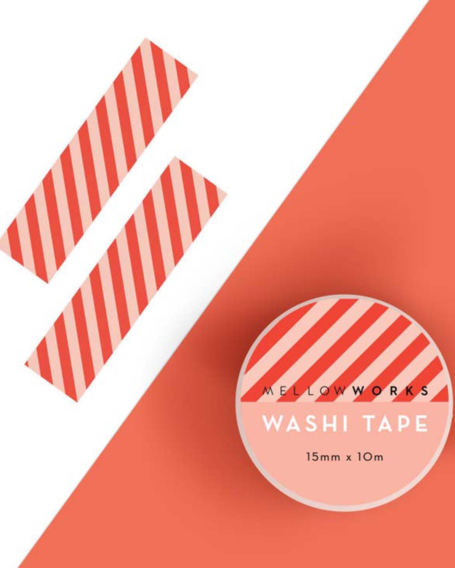 Little mellowworks Party candy cane stripe washi tape
