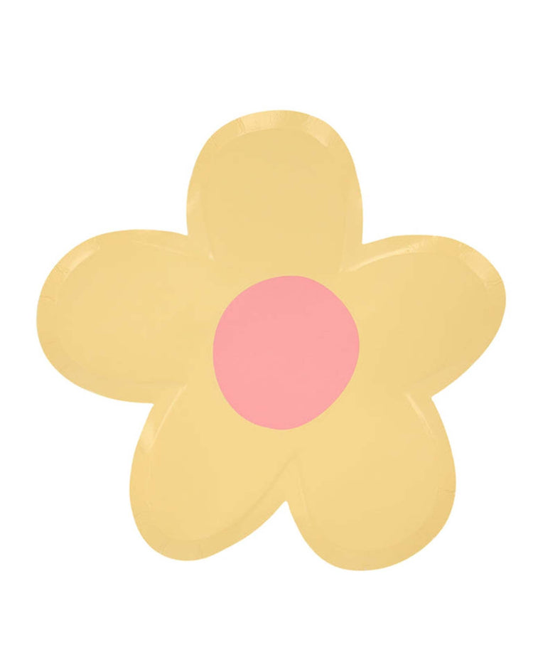 Little meri meri paper + party daisy shaped plates