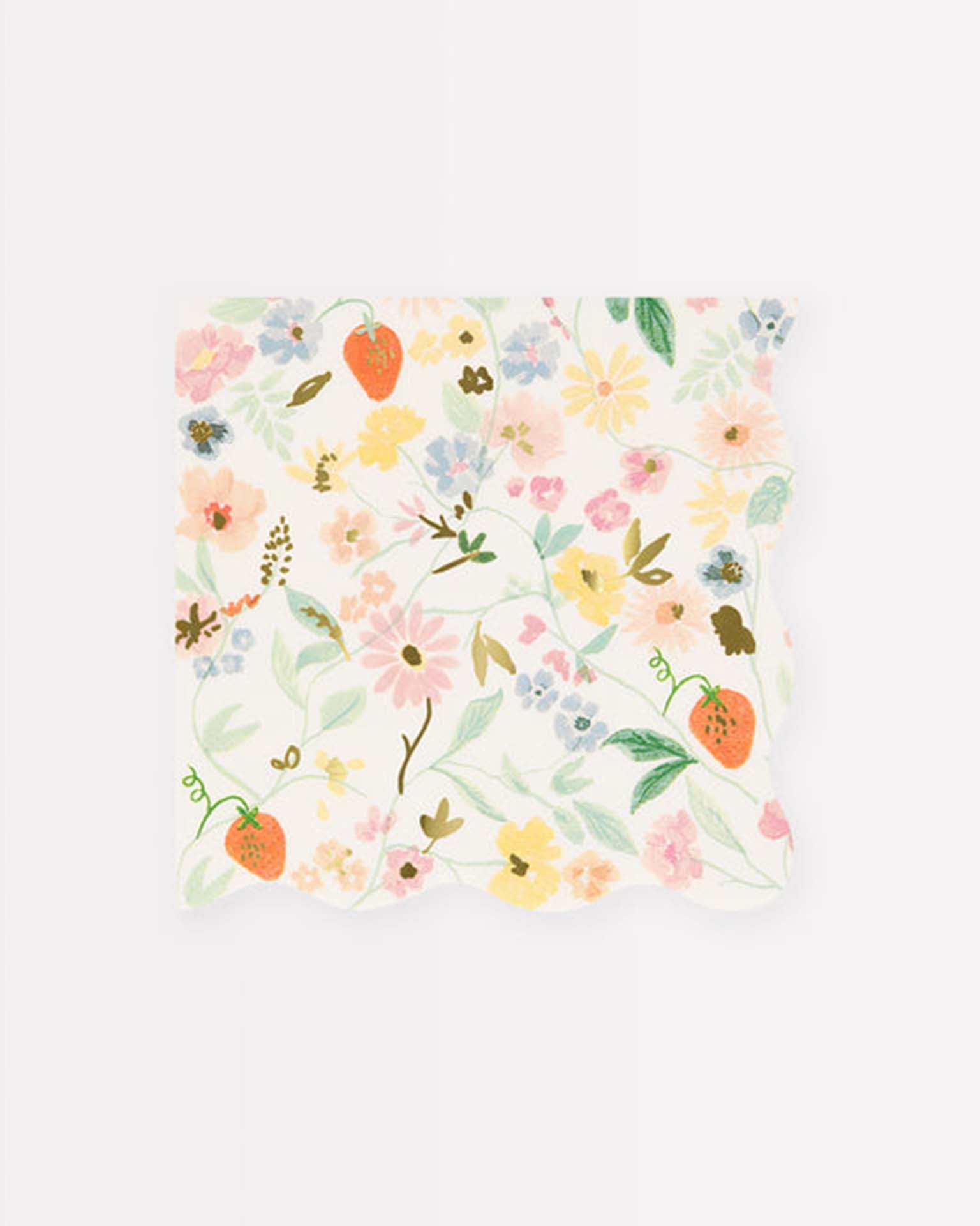 Little meri meri paper + party elegant floral small napkins