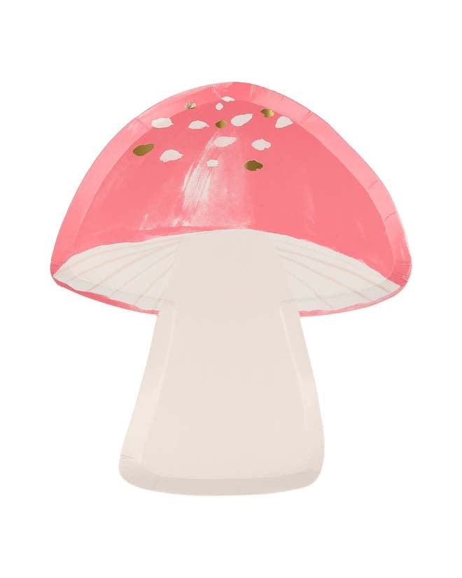 Little meri meri party fairy mushroom plates