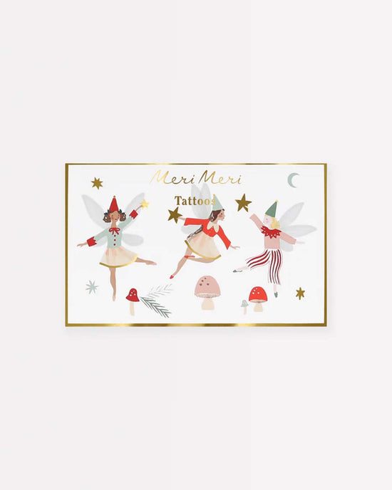 Little meri meri party fairy temporary tattoos