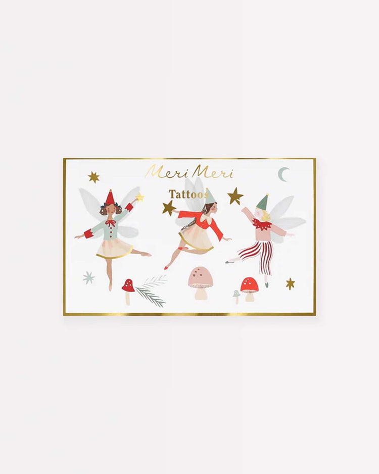 Little meri meri party fairy temporary tattoos