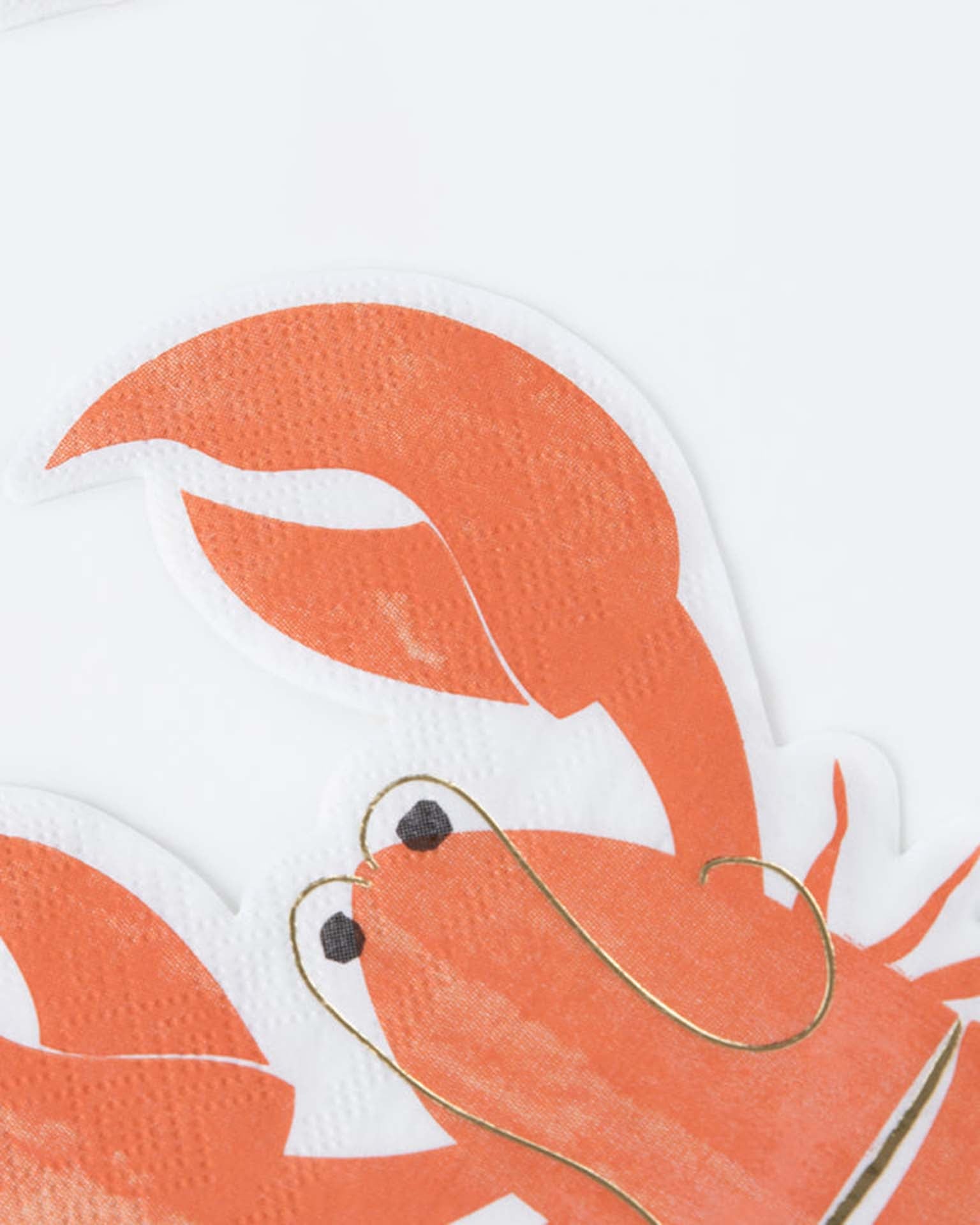 Little meri meri paper + party lobster napkins