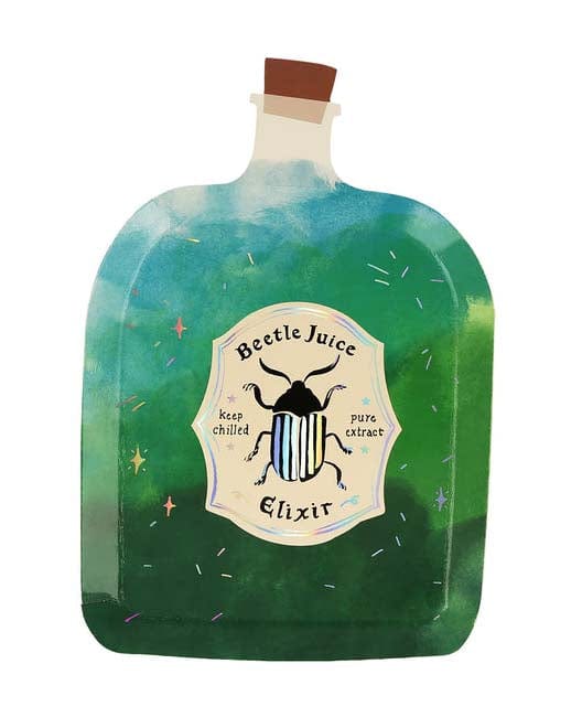 Little meri meri party making magic potion bottle plates