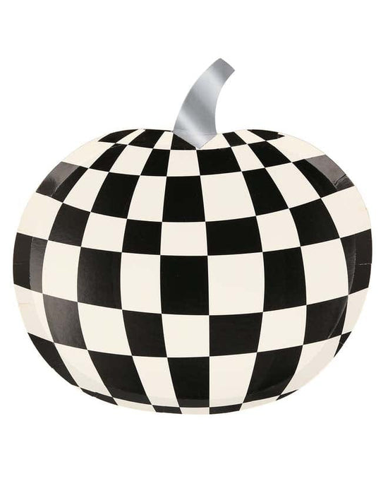 Little meri meri party mod pattern pumpkin plates