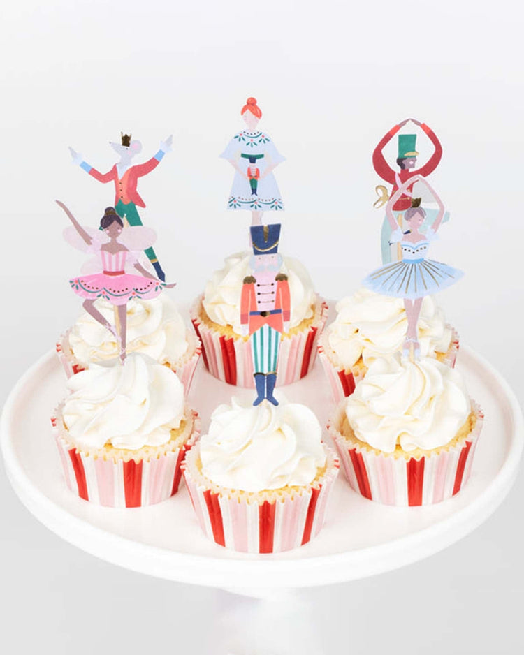 Little meri meri party nutcracker ballet cupcake kit