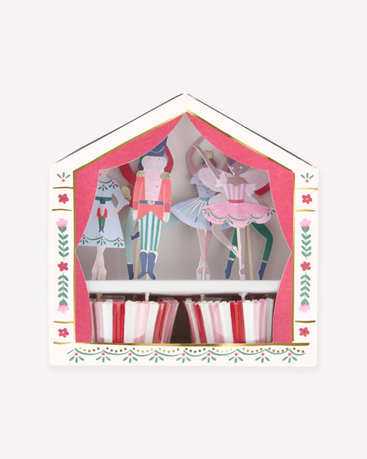 Little meri meri party nutcracker ballet cupcake kit