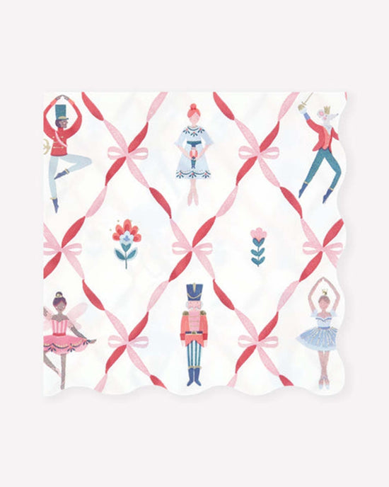 Little meri meri party nutcracker ballet large napkins
