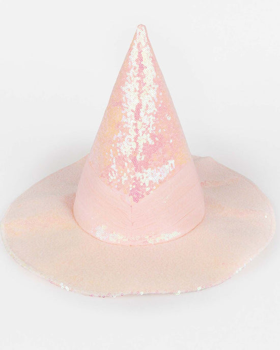 Little meri meri party pink sequin witch hat