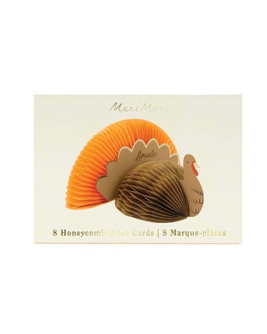 Little meri meri party turkey place cards