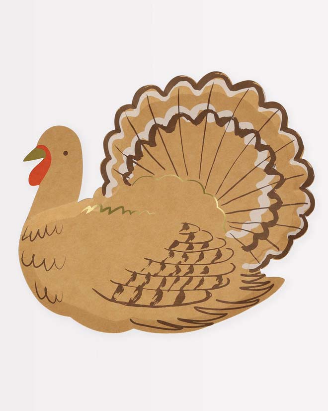 Little meri meri party turkey plates