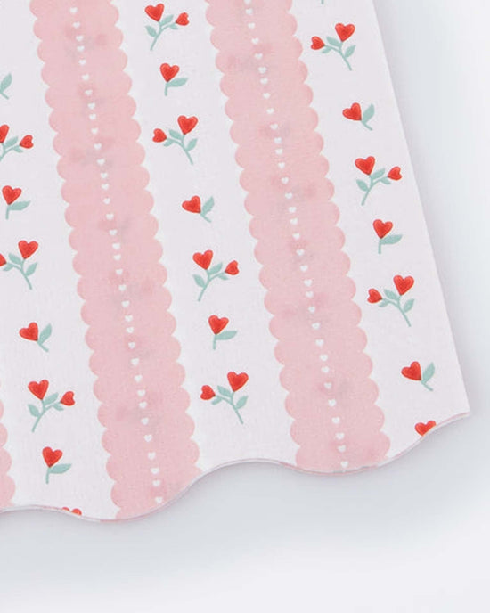 Little meri meri party vintage rose guest towels