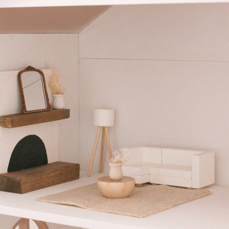Little Milton & Goose Dollhouse Living Room Dollhouse Furniture Set