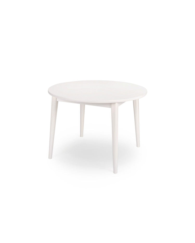Little Milton & Goose Furniture White round crescent table