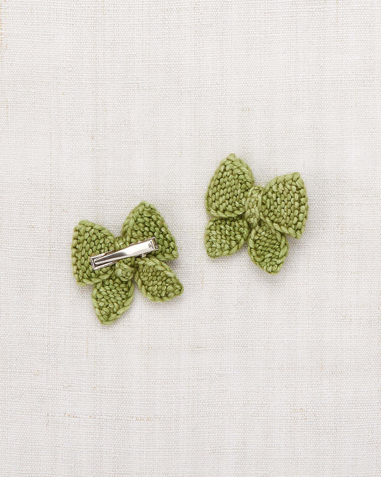 Little misha + puff accessories one size baby puff bow set in sprig