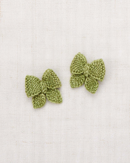 Little misha + puff accessories one size baby puff bow set in sprig