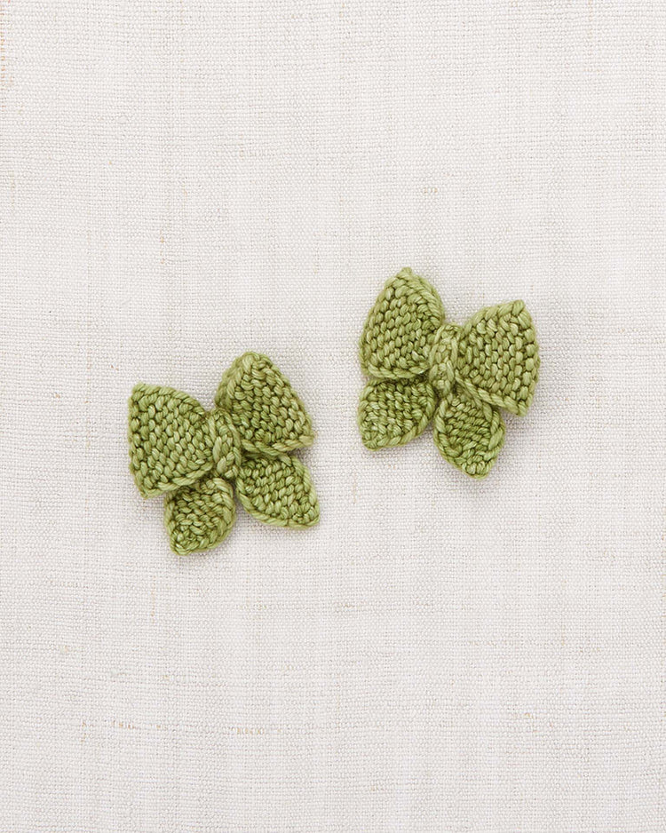 Little misha + puff accessories one size baby puff bow set in sprig