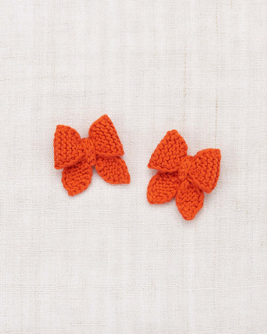 Little misha + puff accessories one size baby puff bow set in tomato