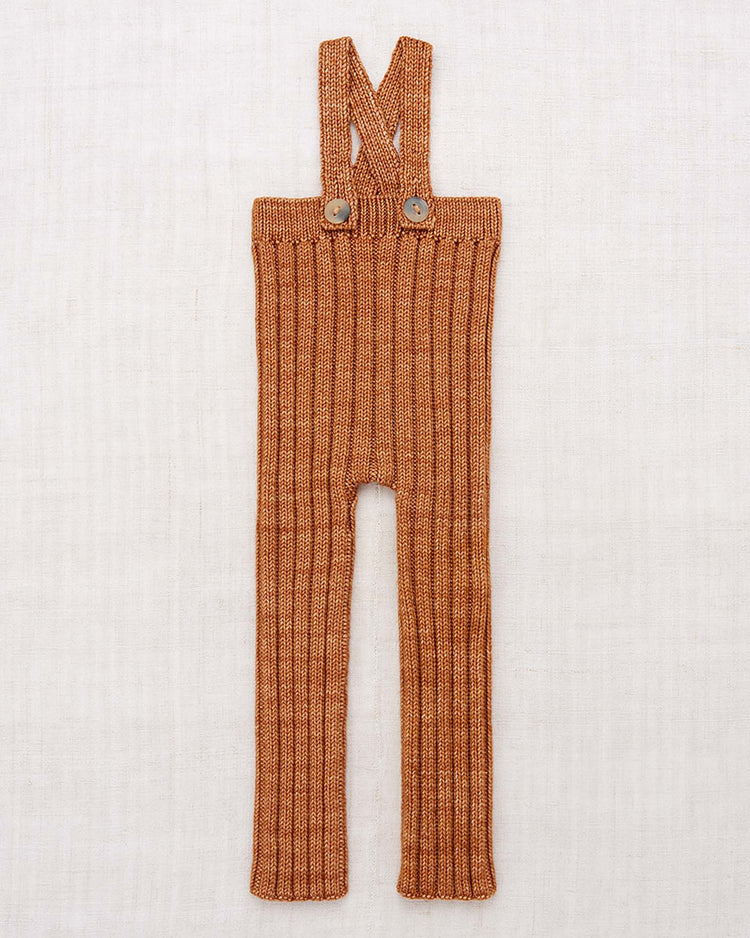 misha + puff baby rib longies in rose gold at Little