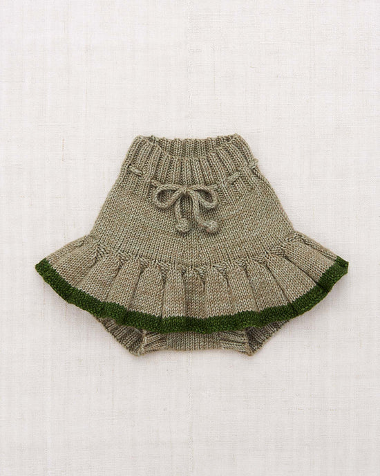 Little misha + puff baby baby skating pond skirt in seal gray