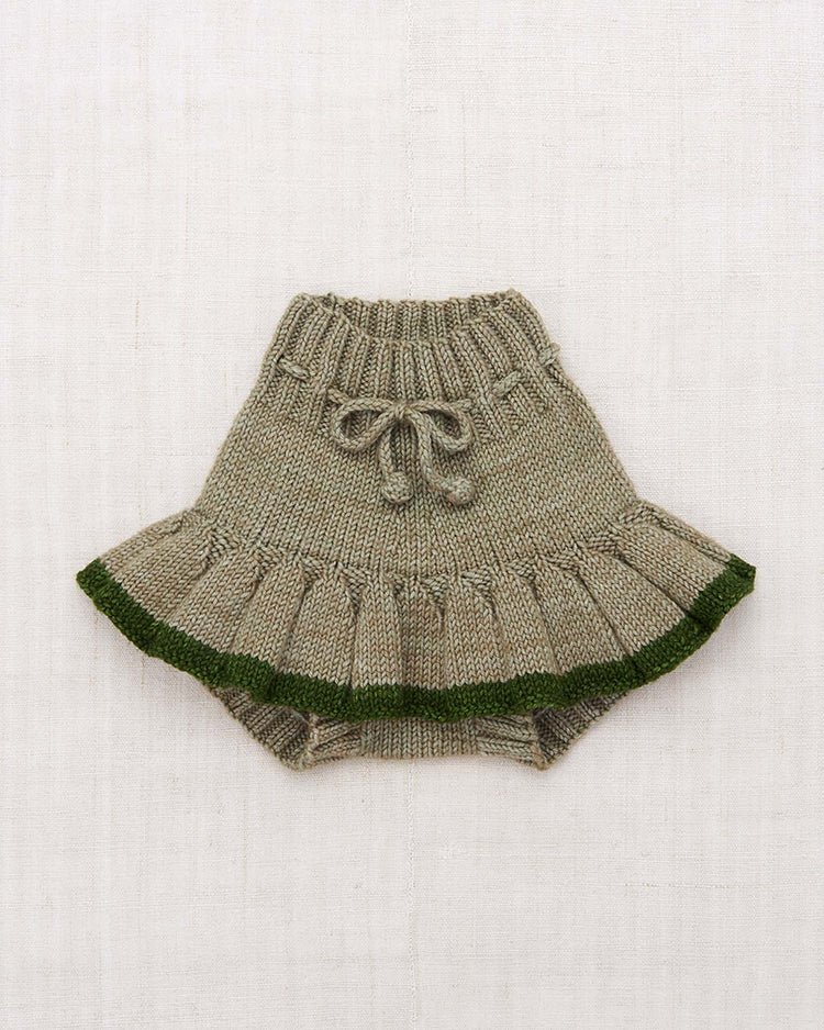 Little misha + puff baby baby skating pond skirt in seal gray