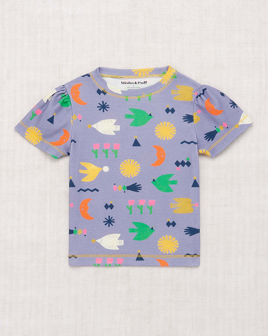 Little misha + puff kids maisie tee in pewter daleyden fête