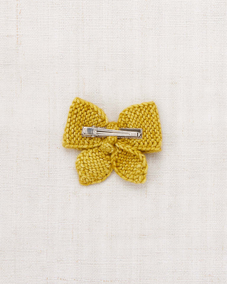 Little misha + puff accessories one size medium puff bow set in citron