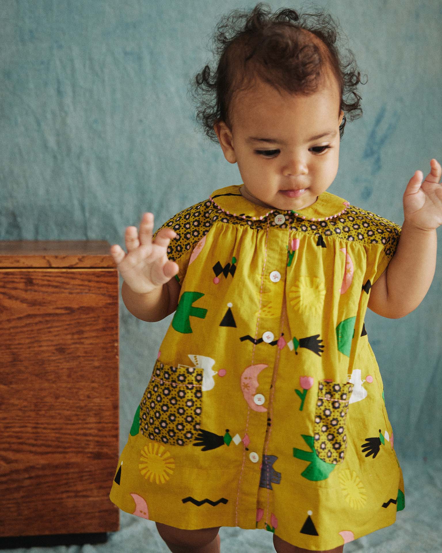 misha&puff Ruffle Tunic Dress Confetti 4 Misha & Puff