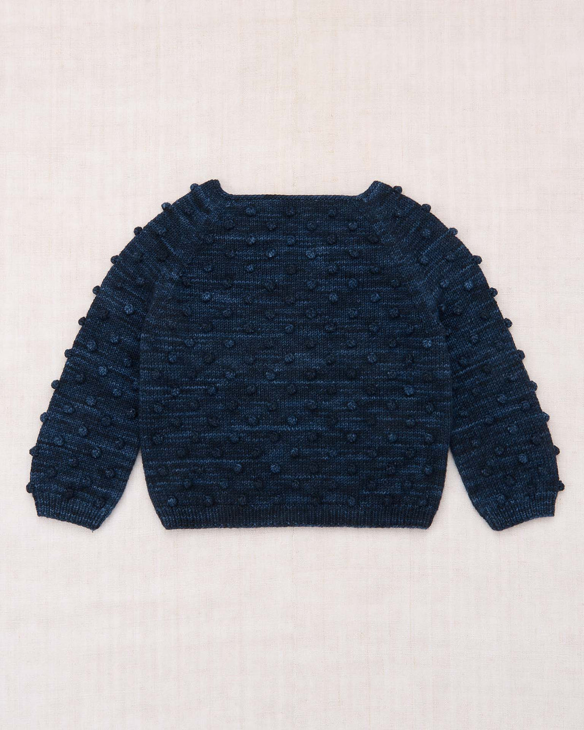 misha + puff original popcorn sweater in ink kids at Little