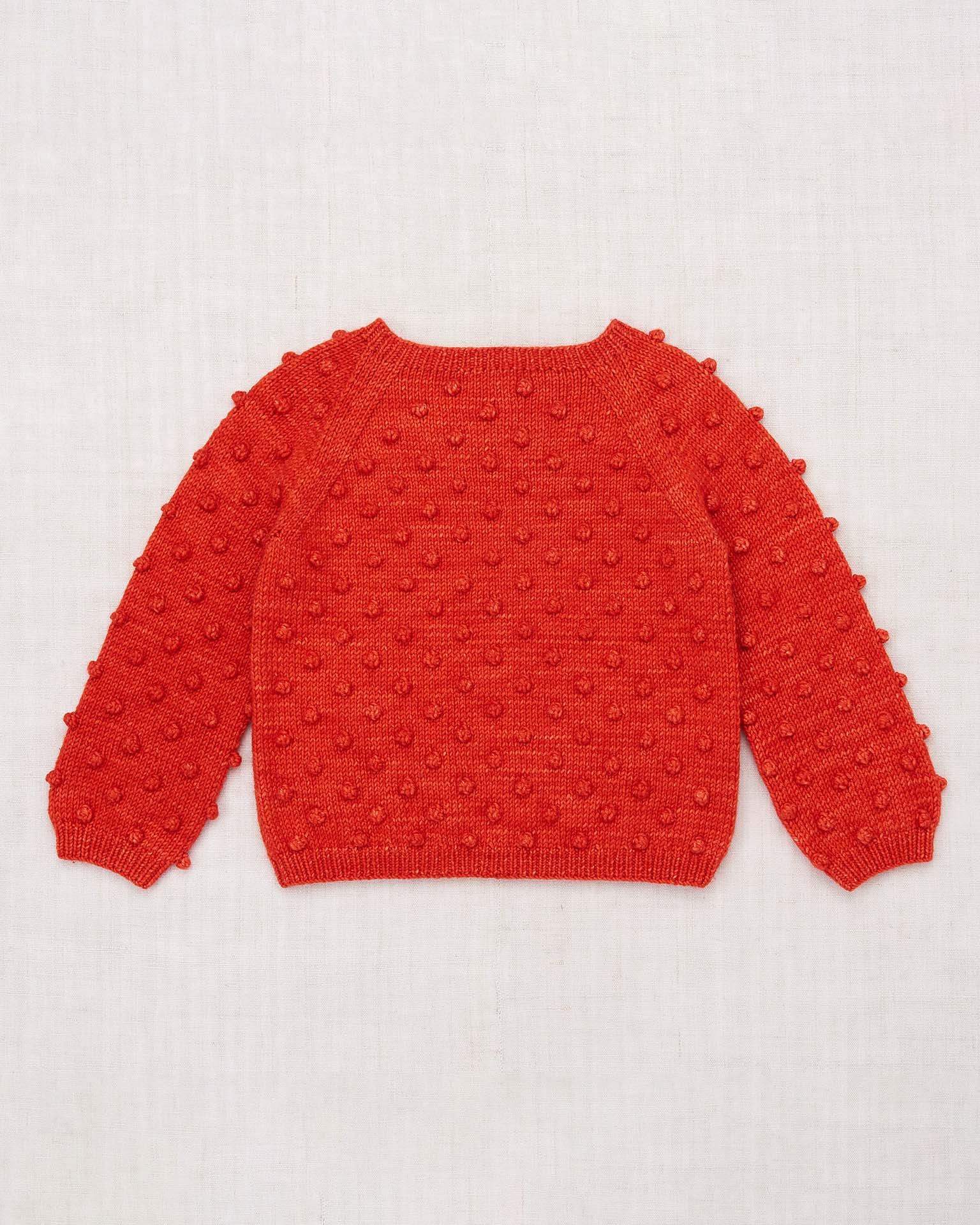Little Misha + Puff Kids Popcorn Sweater in Red Flame