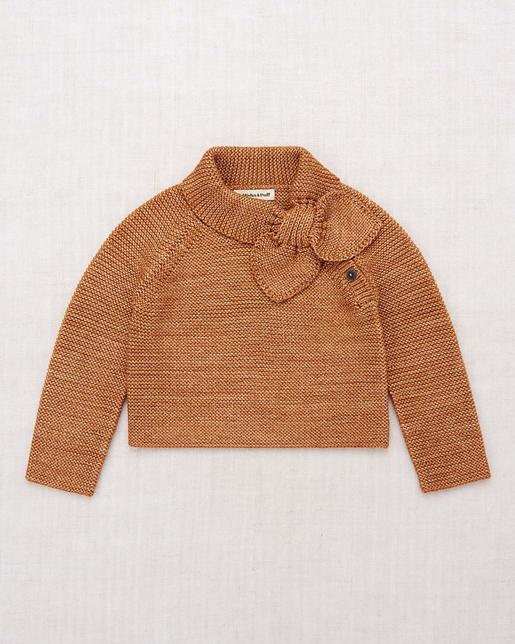 Little misha + puff kids scout pullover in rose gold