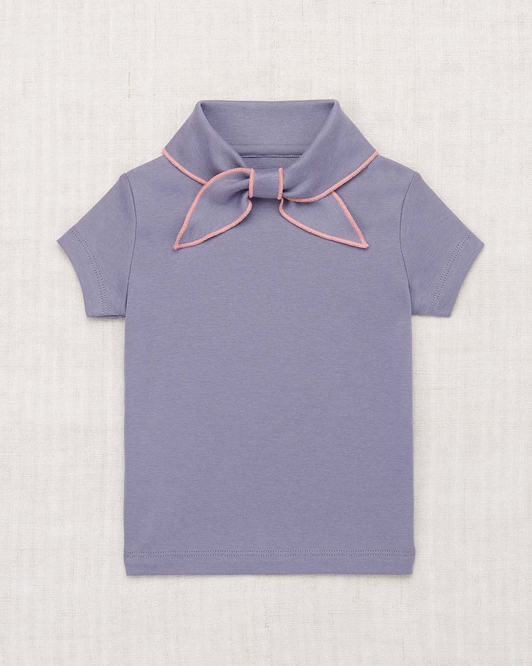 Little misha + puff kids scout tee in pewter