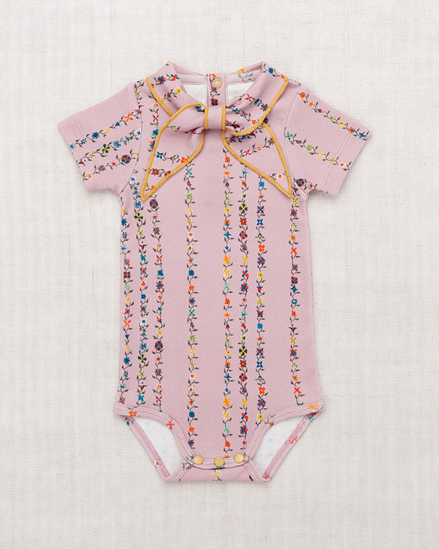 misha&puff scout onesie 6-12m Misha + Puff sky short sleeve Scout