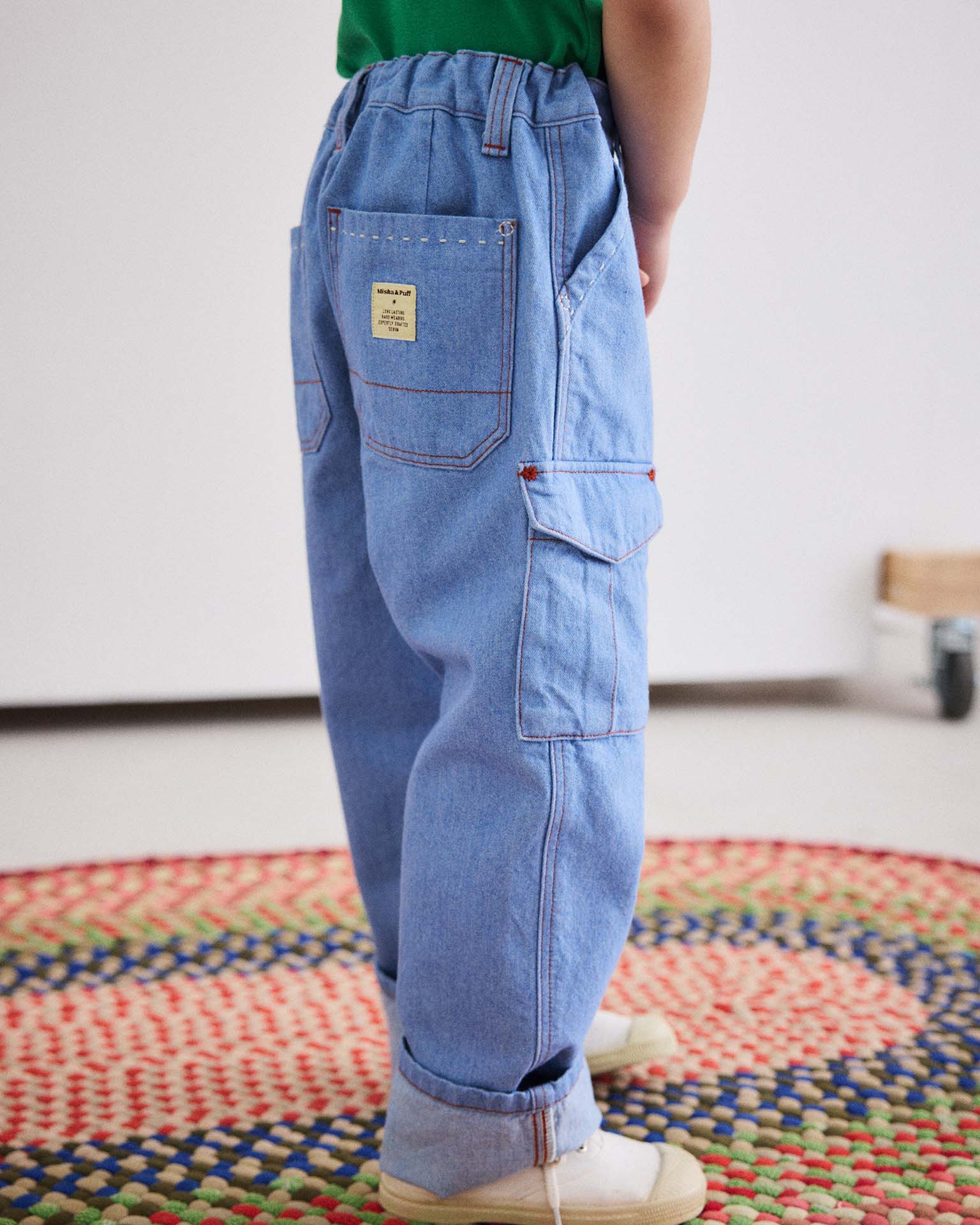 ボトムス・スパッツ Misha&Puff Utility Jean 4Y ボトムス・スパッツ