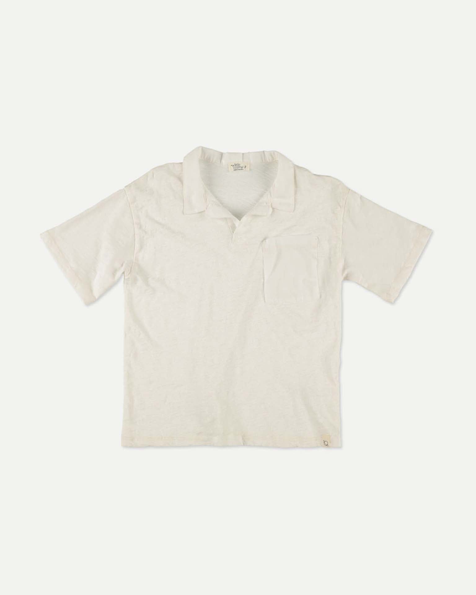 Little my little cozmo kids arnold polo tee in ivory