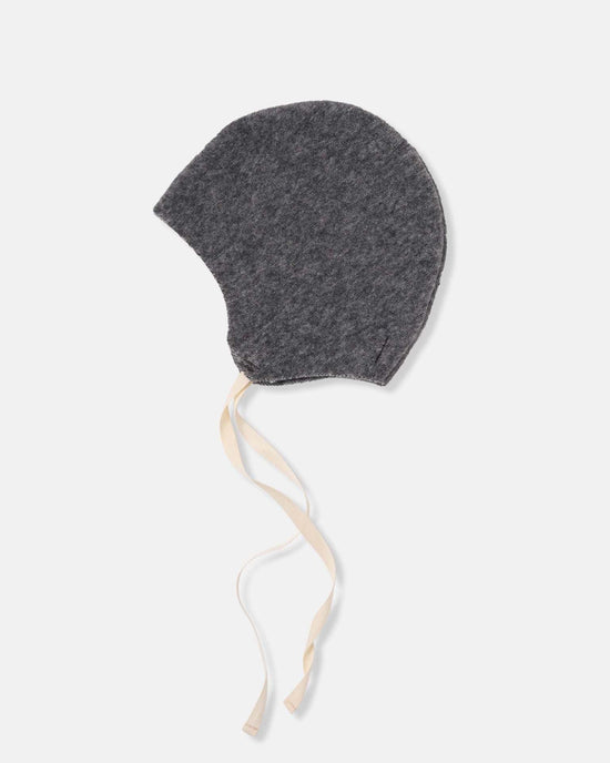 Little my little cozmo baby one size bamboo newborn bonnet in grey
