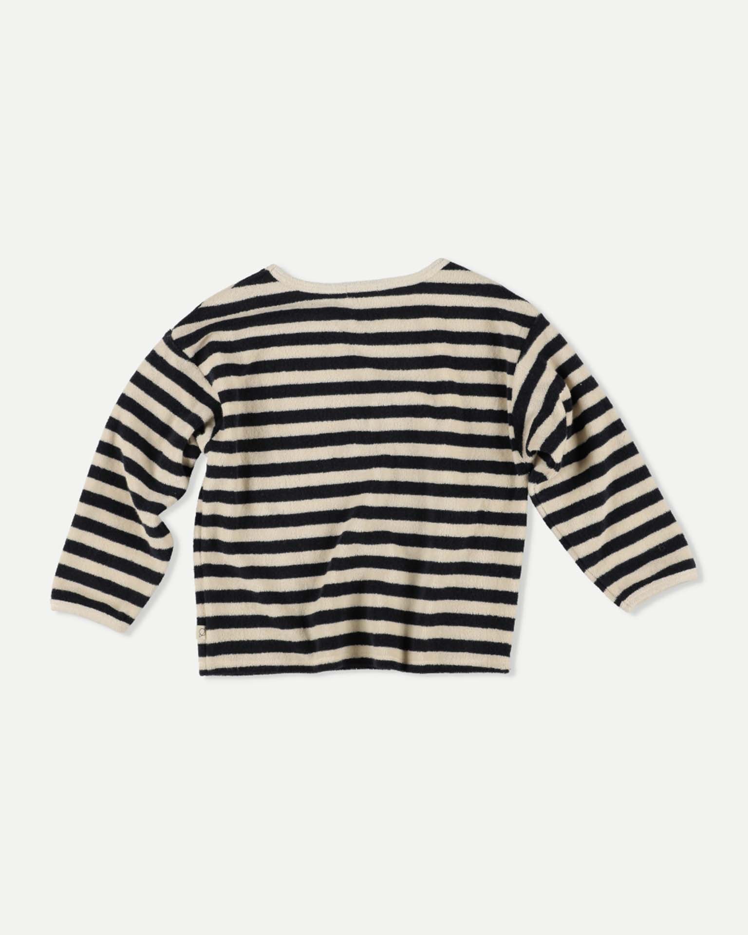 Little my little cozmo kids gael sweatshirt in navy stripes