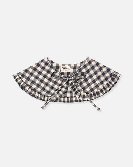 Little my little cozmo accessories gingham collar in ivory