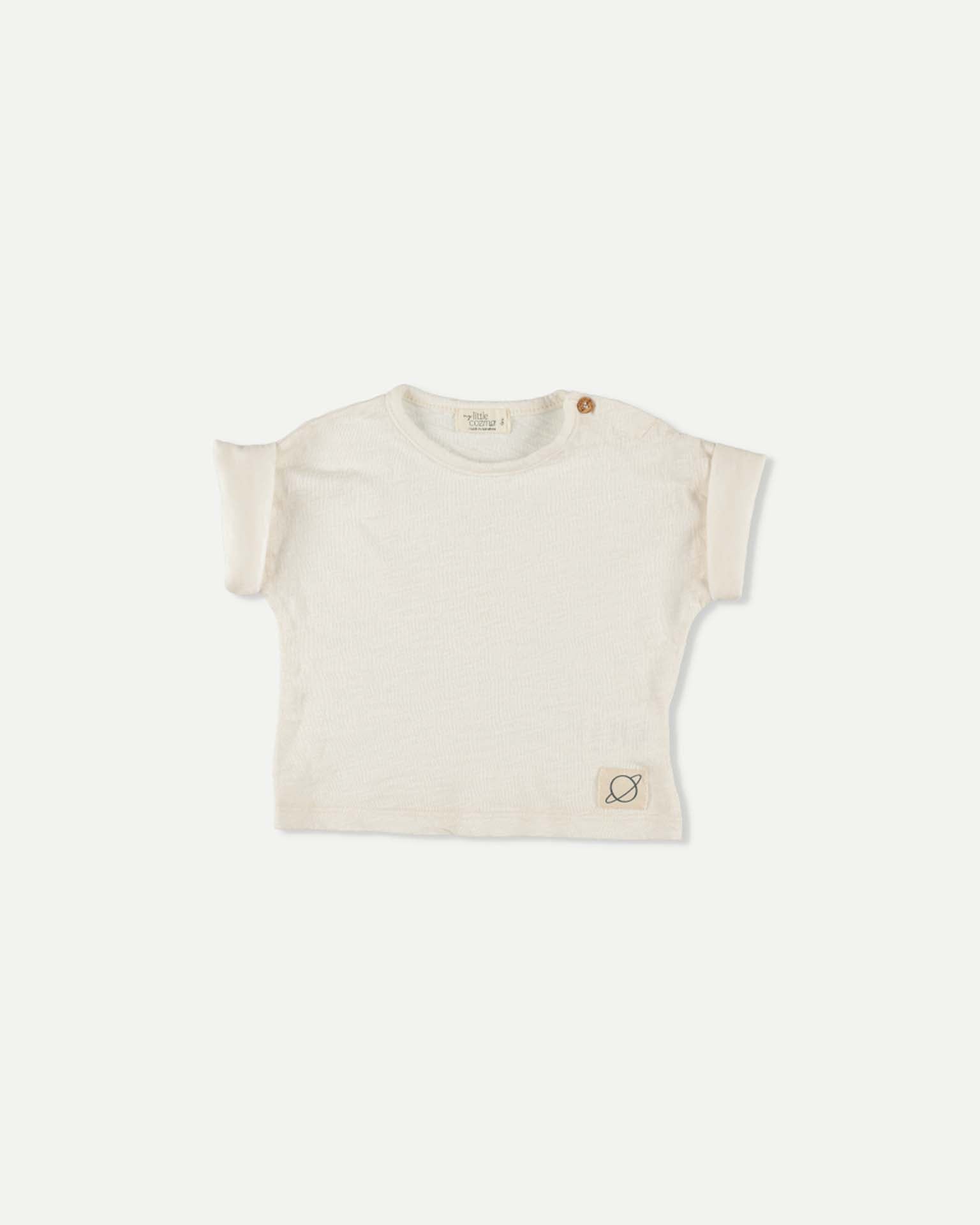 Little my little cozmo baby kit baby tee in ivory