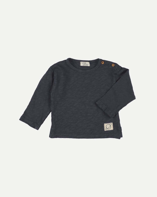Little my little cozmo baby skyler long sleeve tee in navy