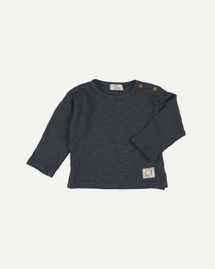Little my little cozmo baby skyler long sleeve tee in navy