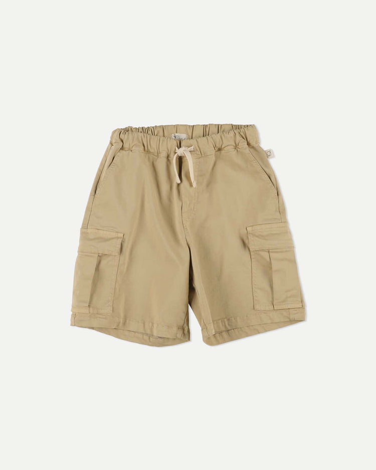 Little my little cozmo kids vincent bermuda shorts in beige