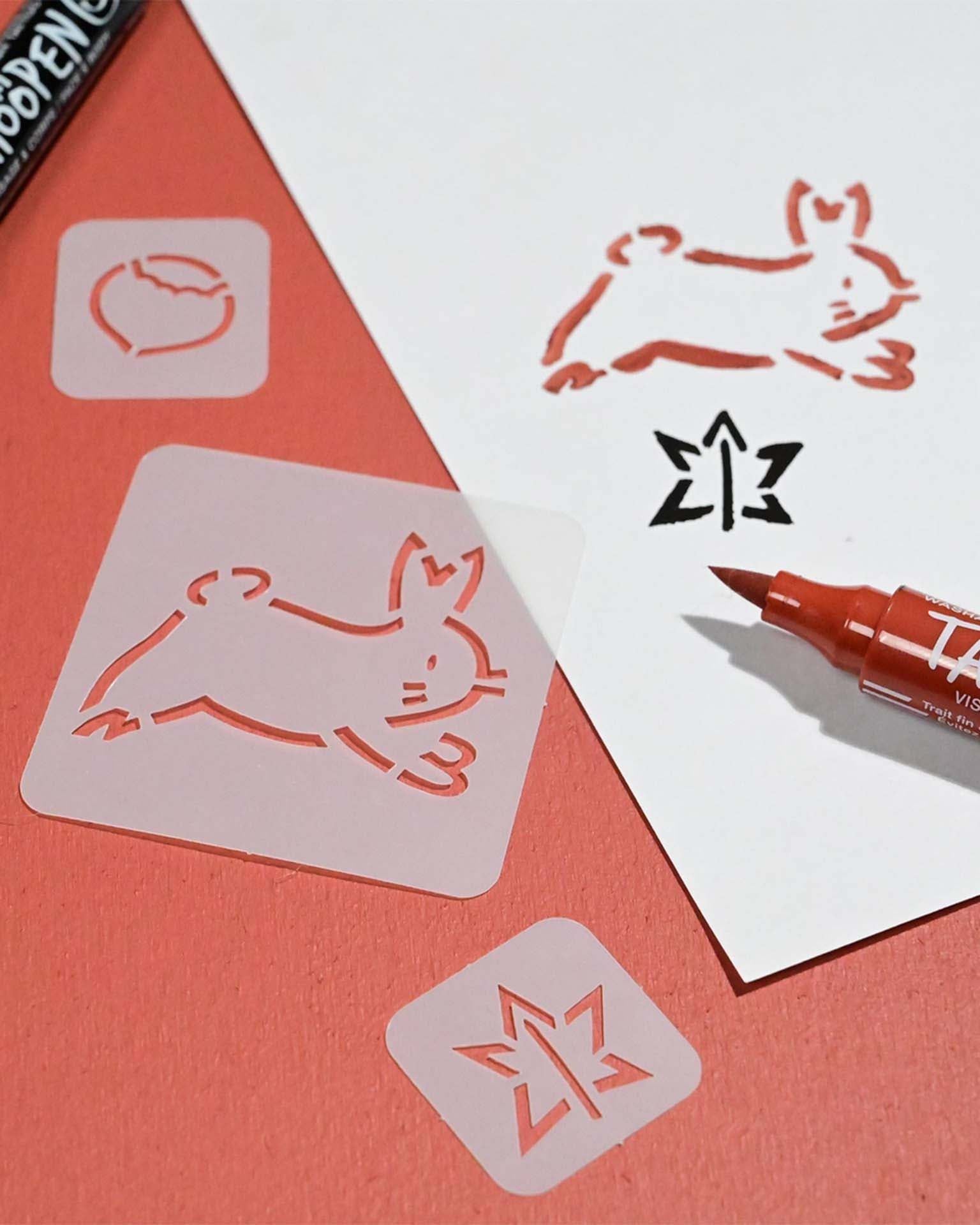 Little nailmatic play tattoopen set in bunny