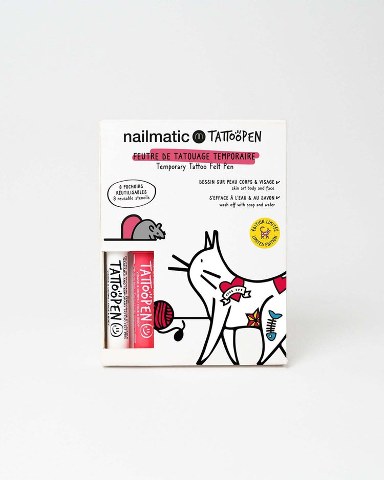Little nailmatic play tattoopen set in cat